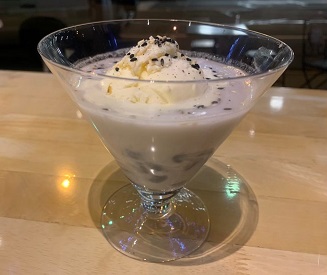 Taro Pearls in Coconut Milk with Vanilla Ice-Cream - Click Image to Close